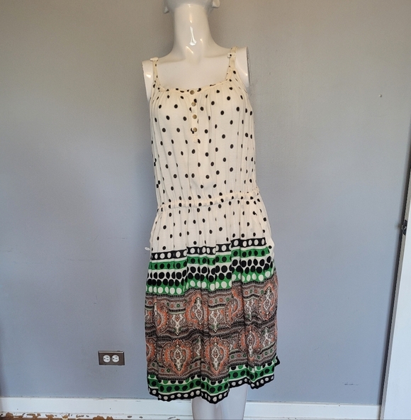 Anthropologie Dresses & Skirts - Anthropologie Lilka Polka Dot Paisley Dress, GUC, Size M